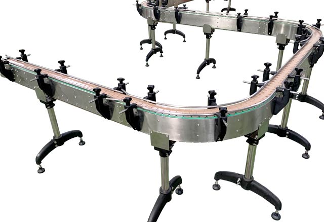 Curve Table Top Chain Conveyor